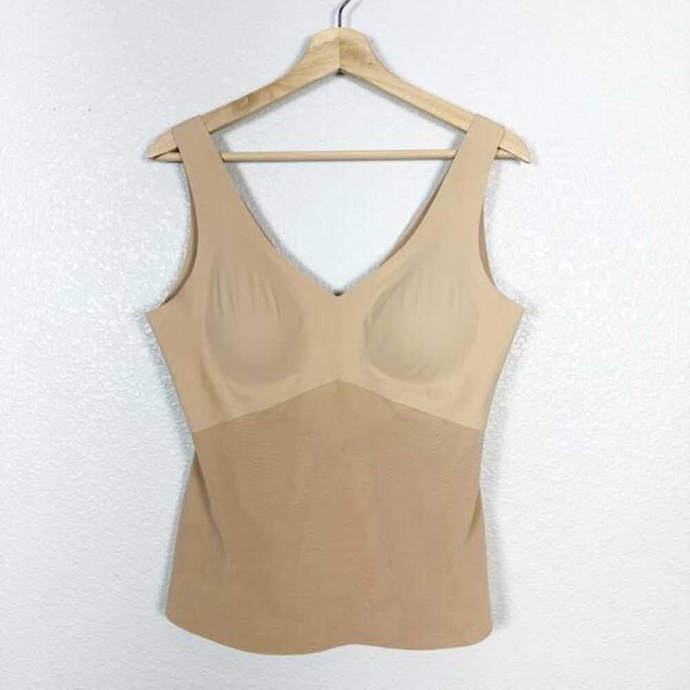 Honeylove Womens LiftWear Shapewear Shaping Support Tank Bra Top in Sand Tan XL‎